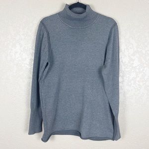 Philosophy dark grey turtleneck sweater